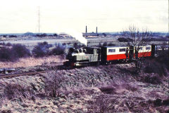 
'Superb' WB 2624 of 1940, The Bowaters Railway, Sittingbourne, March 1970